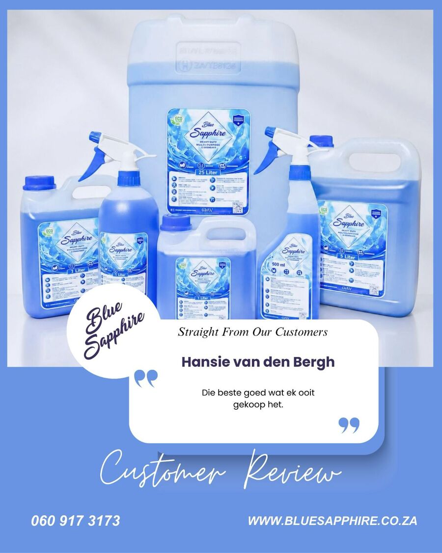 Customer review from Hansie van den Bergh